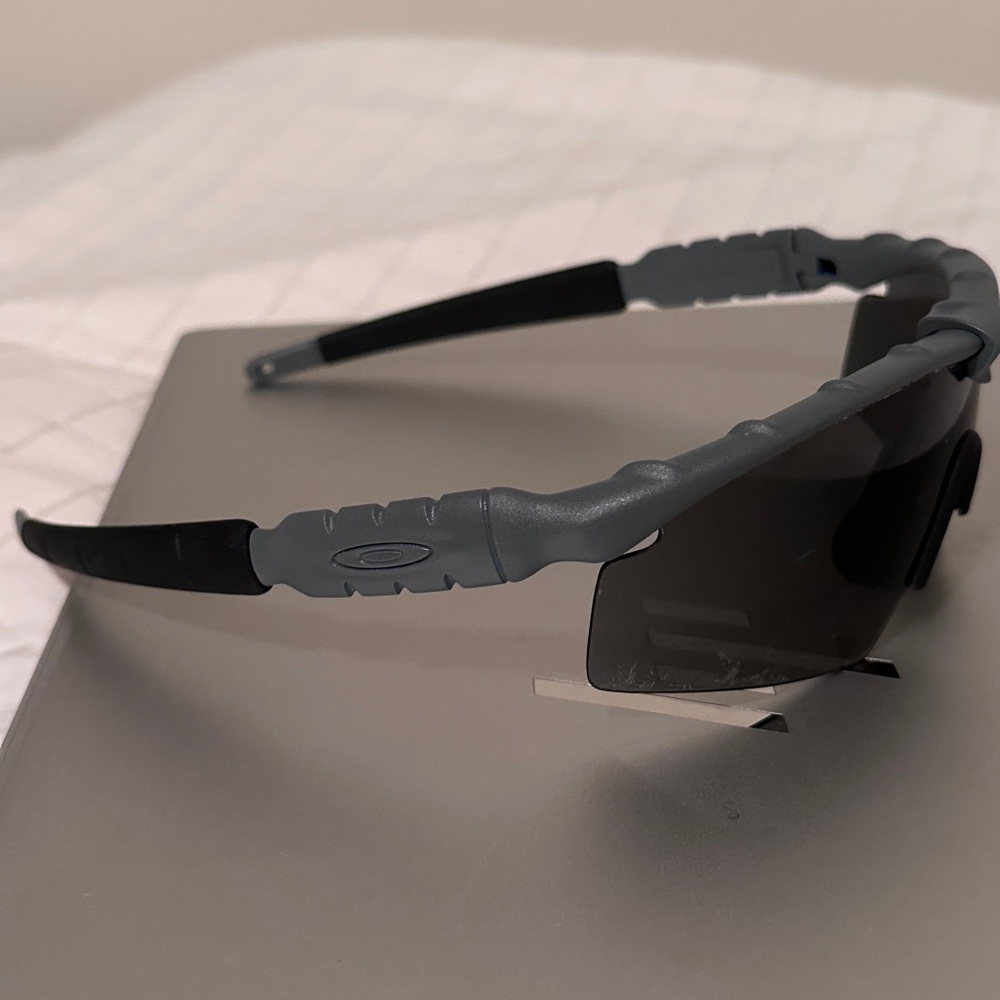 Oakley Black and Gray Sport Sunglasses